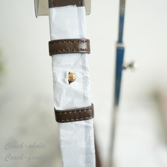 NWT Tory Burch Willa Nylon Zip Shoulder Bag in Dark Roast - Picture 7 of 11